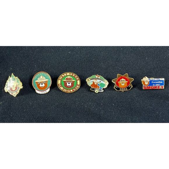 Lot of 11 Smokey The Bear Forrest Service Collectible Pins Collection Hat Pins - Picture 4 of 16